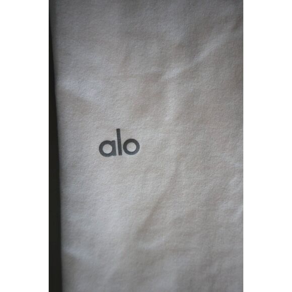 Alo Yoga Women's Sz Medium Ivory Airbrush High-Waist Flutter Leggings - Picture 5 of 12